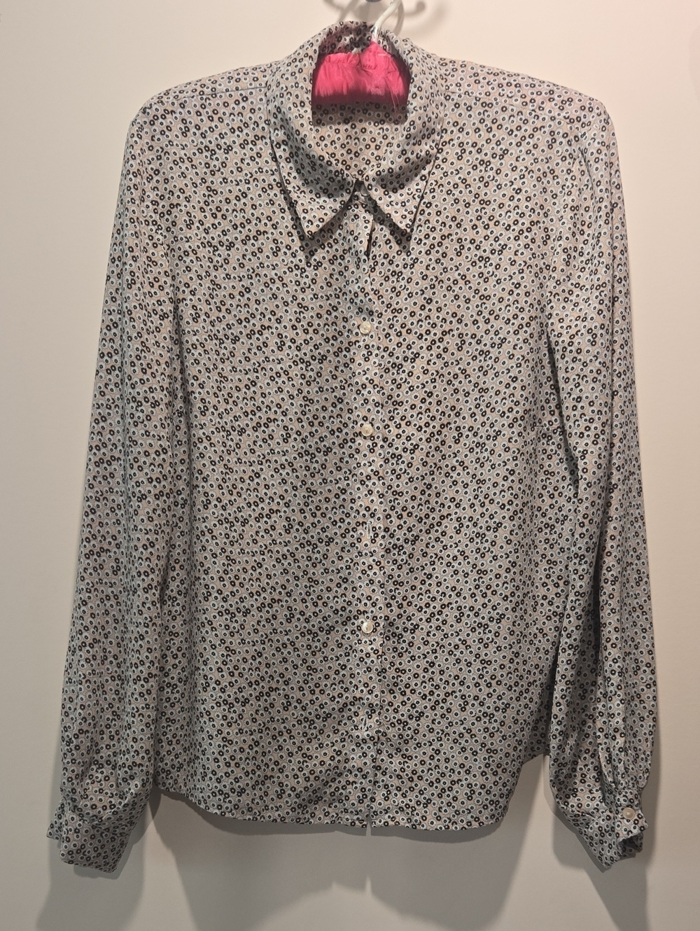 Marks& Spencer Classic Women's Button-Up Blouse Floral Print